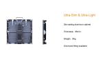 500x500mm Outdoor Rental LED Display , 4.81mm Small LED Display Screen