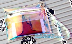 China Clear Vinyl Neon Hue Mini Tote Bag, fashion handbag transparent clear neon PVC tote bag, shopping beach bag tote bag wholesale