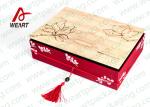 2.0mm Grey Cardboard Decorative Paper Boxes , Sturdy Stackable Gift Packing