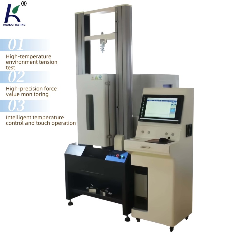 Computer-controlled Tensile Testing Machine with Environmental Chamber for Plastic, Rubber and Metal Materials
