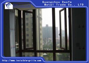 China Easy Cleaning Window Invisible Grille With 180 Degrees Clear View wholesale