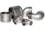 GI Plumbing 1/2 Npt Malleable Iron Pipe Fittings Gas Pipe Elbow High Hardness