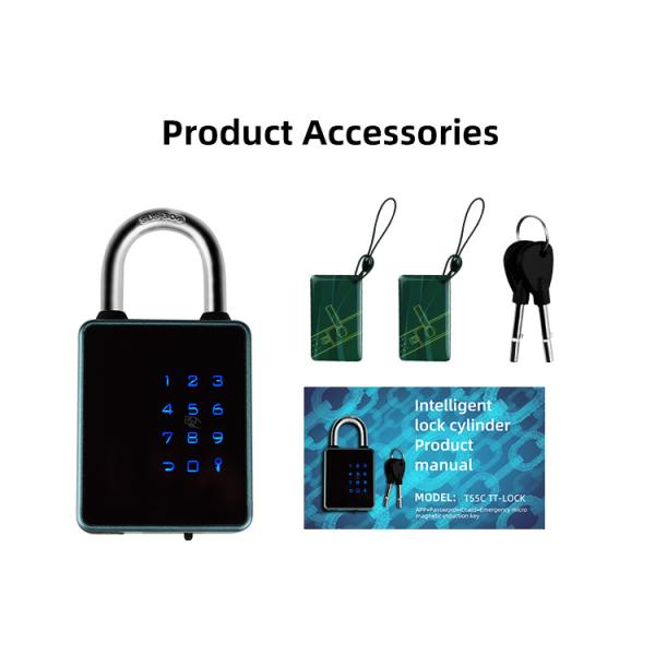 Smart Padlock Digital Password RFID Card NFC Bluetooth Ttlock App With Key
