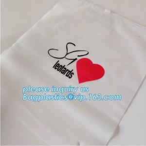 China CPE Slider Zipper Bags Frosted Poly For Swimwear Clothes Packaging wholesale