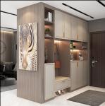 3D design diagram Shoes Cabinet For Living Room Display Cabinet