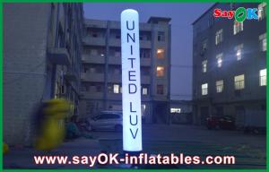 China White Portable Inflatable Lighting Decoration For Rental Business wholesale