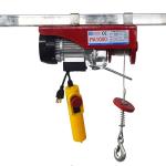 Single Hook Miniature Electric Hoist , PA100 Electric Wire Rope Hoist 1 Ton
