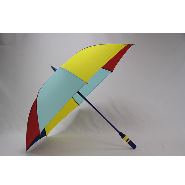 BSCI Pongee Fabric Three Colors Joint Colorful Golf Umbrellas