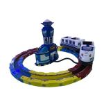 Track Railway Train Amusement Arcade Machines / Kids Amusement Ride