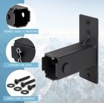 Hitch Wall Mount 2 Inch Garage Bike Storage Trailer Rack for Snowboards and