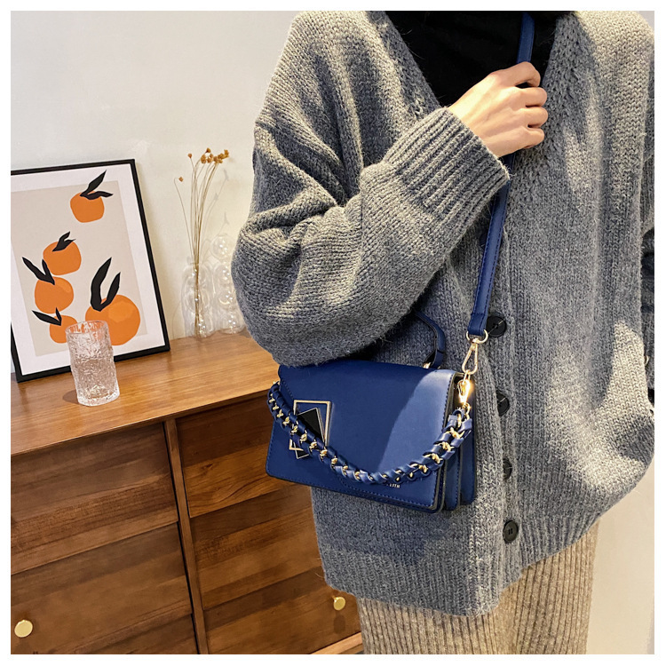 Women Casual Handbags PU Leather polyester Embroidered Design One-Shoulder Crossbody Bag
