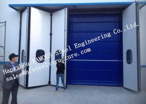 China Aesthetic Aluminum Alloy Industrial Garage Doors Folding For Warehouse , Simple Installation wholesale