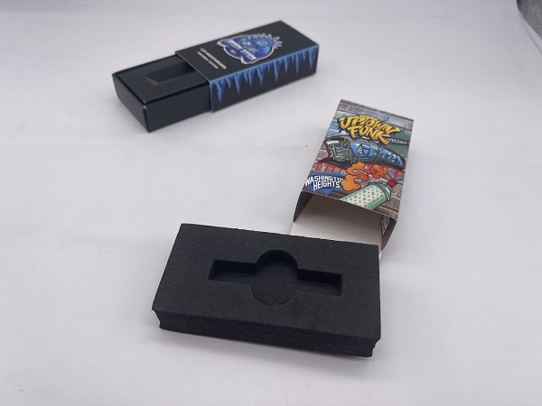 White Cardboard Drawer Box EVA Insert For Personal Care Package