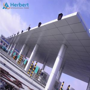 China EPS PU Roof Toll Booth Construction 0.8mm Roof Toll Plaza Canopy 4-8 Lanes wholesale