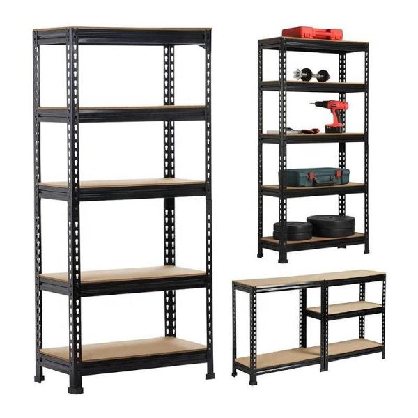 Light Duty Quick Assembly Boltless Rivet Shelving Adjustable For Flexible Light Storage