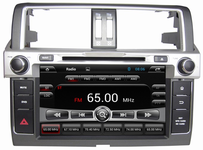 Ouchuangbo Car DVD Radio GPS Navi for Toyota Prado 2014 3G Wifi USB Stereo Android 4.2 System OCB-8022C
