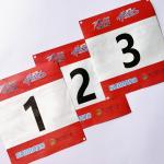 High Tear Resistance Printable Race Runner Chip Racing Bib Numbers for Marathon