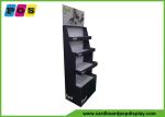 ODM / OEM Cardboard Floor Displays Shelves With Five Trays For Food FL196