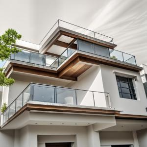 China Sturdy Aluminium Stair Balustrade Fireproof Aluminum Stair Rail wholesale