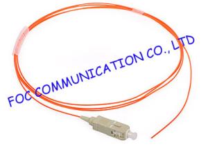 China SC OM1 900um 1 Meters LSZH fibre optic pigtails With Precision Ferrule For FTTX wholesale