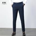 Plus Size Chino Casual Men's Pants Trousers with Side Pockets in Nonwoven Fabric