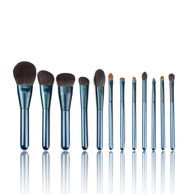 Top quality makeup brush 12 pcs best selling products handmade makeup brush set