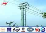 12m 500DAN ASTM A123 Galvanized Steel Pole , Commercial Light Poles