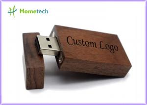 China Engraved USB 2.0 EPS 128GB 64GB 10MB/S Wooden Flash Drive FCC wholesale