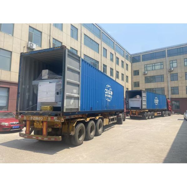 ZEUS 45 Degree Chamfering Machine One Cutting One Edging PLC Control Gear Drive Stone Grinding Engine Motor Pump Bearing 7.5kw