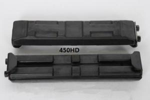 China Lightweight Clip On Rubber Track Pads 51mm Height ISO9001 Approval wholesale