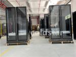 Commercial Double Glass Door Beer Fridge Supermarket Grocery Energy Drink Bottle