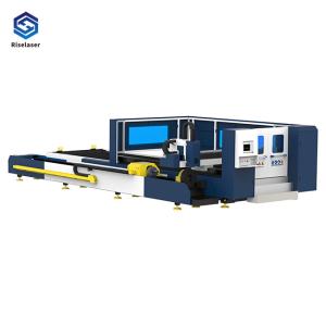China Fiber Optic Laser Cutting Machine Adjustable Speed For Metal Tube wholesale