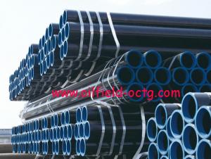 China api steel line pipe API 5L ASTM A53 A106 WITH BLACK COATING BEVELLED ENDS AND CAPS wholesale