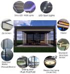 10" X 10" Outdoor Aluminium Pergola Patio Waterproof Garden Decorated Pergola