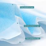 Elastic Earloop Disposable Medical Face Mask / Non Woven Face Mask