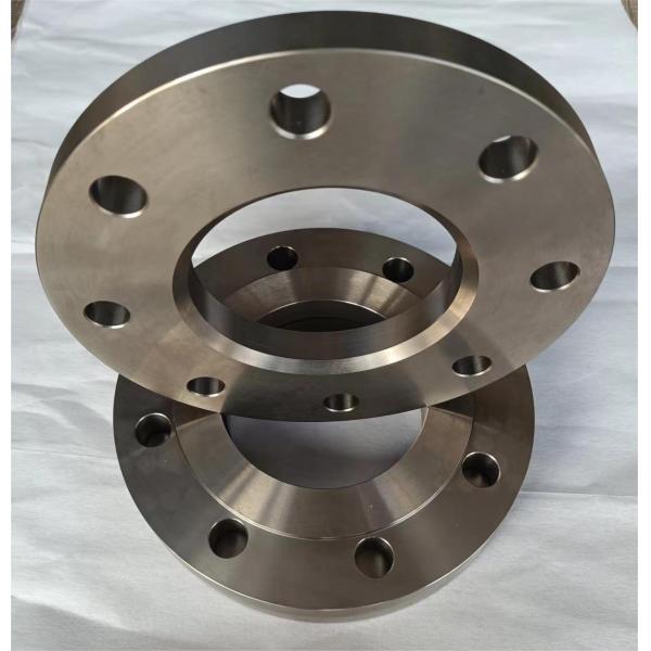 Titanium Flat Welded Flange / Welding Plate Flange With Gr1 Gr2 Gr9 Gr10
