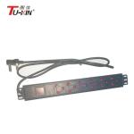 3 Phase Cabinet Power Distribution Unit 482.6mm * 62mm * 44.5mm Aluminum Alloy