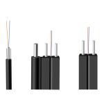 Single Mode FTTH Fiber Optic Drop Cable G.657 Indoor Outdoor 2 Core Custom