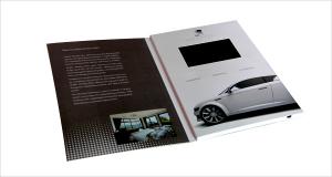 China Advertising video brochure card for greeting , lcd video mailer for fair display wholesale