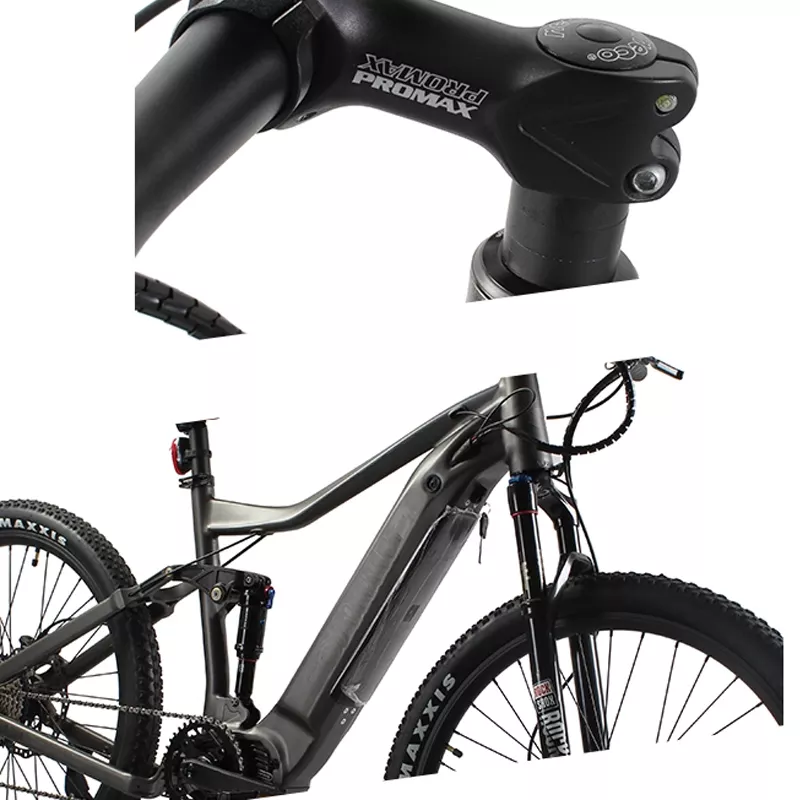 48V Voltage All-Terrain Riding Electric Bike with 7 Speed Gears and Shock Suspension