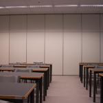 Fireproof Wood Sound Absorption Folding Partition Walls For Shopping Arcades