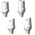 Nobel Biocare Active® Titanium Abutment Temporary Tooth Implant Compatible with NP 3.5mm/ RP 4.3/5.0mm
