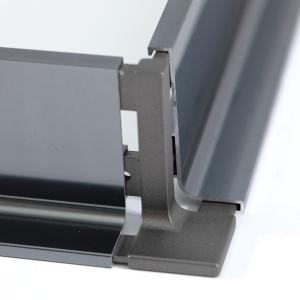 China Luxury Kitchen Furniture Hidden Pull Handles Black For Modern Cabinet wholesale