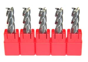 China 3 Blade Tungsten Steel Aluminum Cutting End Mills Uncoated No Coating wholesale