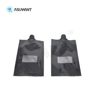 China 500ML Liquid Spout Bags Mylar Aluminum Foil Laminated With Transparent Window wholesale