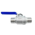 Stainless Steel 2PC Double Male Thread Ball Valve Model NO. Q11F-16/64P for