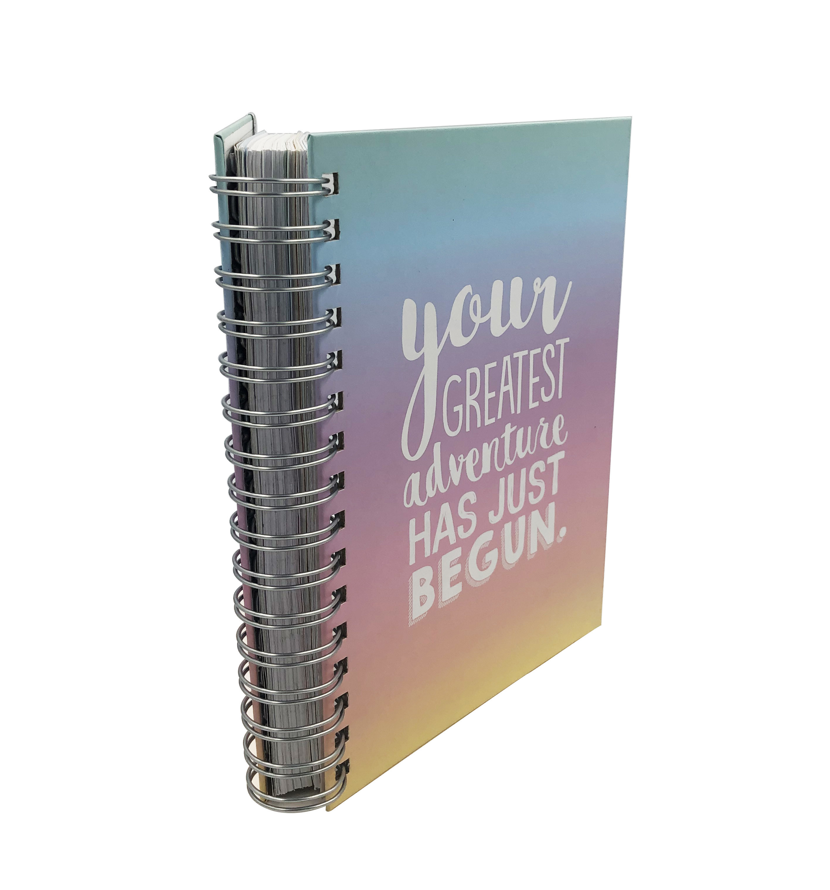 200pp 2022 A5 Office Spiral Notebook Planner Hardcover Wire O