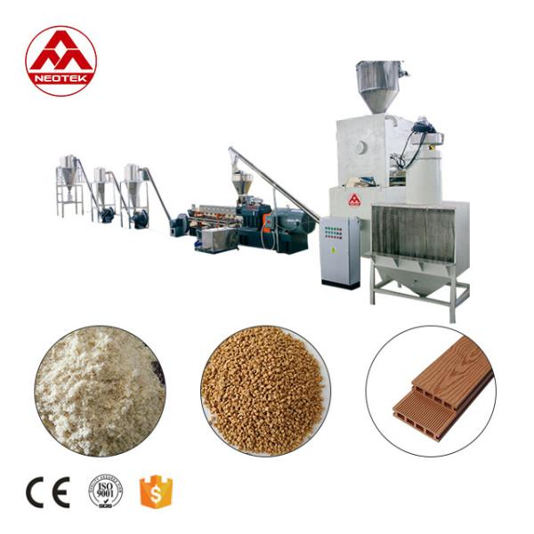 380V 50hz PP PE Wood Compounding Pelletizing Extrusion Line for Manufacturing