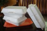 Disposable Take Away Food Box Making Machine For Packing Snack Food