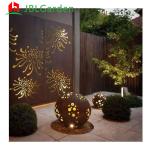 Rusty Corten Garden Lights Metal Waterproof LED Landscape Lawn Bollard Light